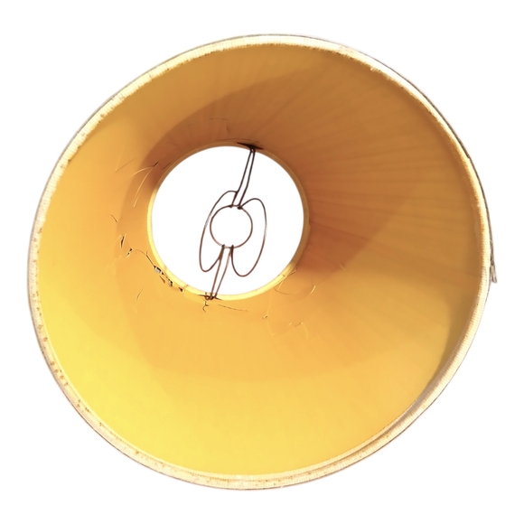 Vtg 80s Grey Pleated Tapered Lamp Shade - Grandmillennial Edison Clip-on Fitter - Picture 7 of 13